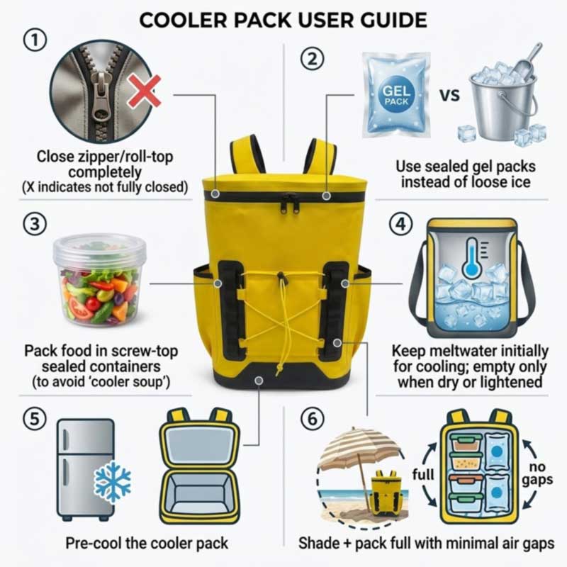 Backpacks leakproof with: Stop Leaks-Uisce Leáigh le haghaidh Dea